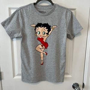 Collector’s Vintage Heathered Grey Betty Boop T-shirt -Size S